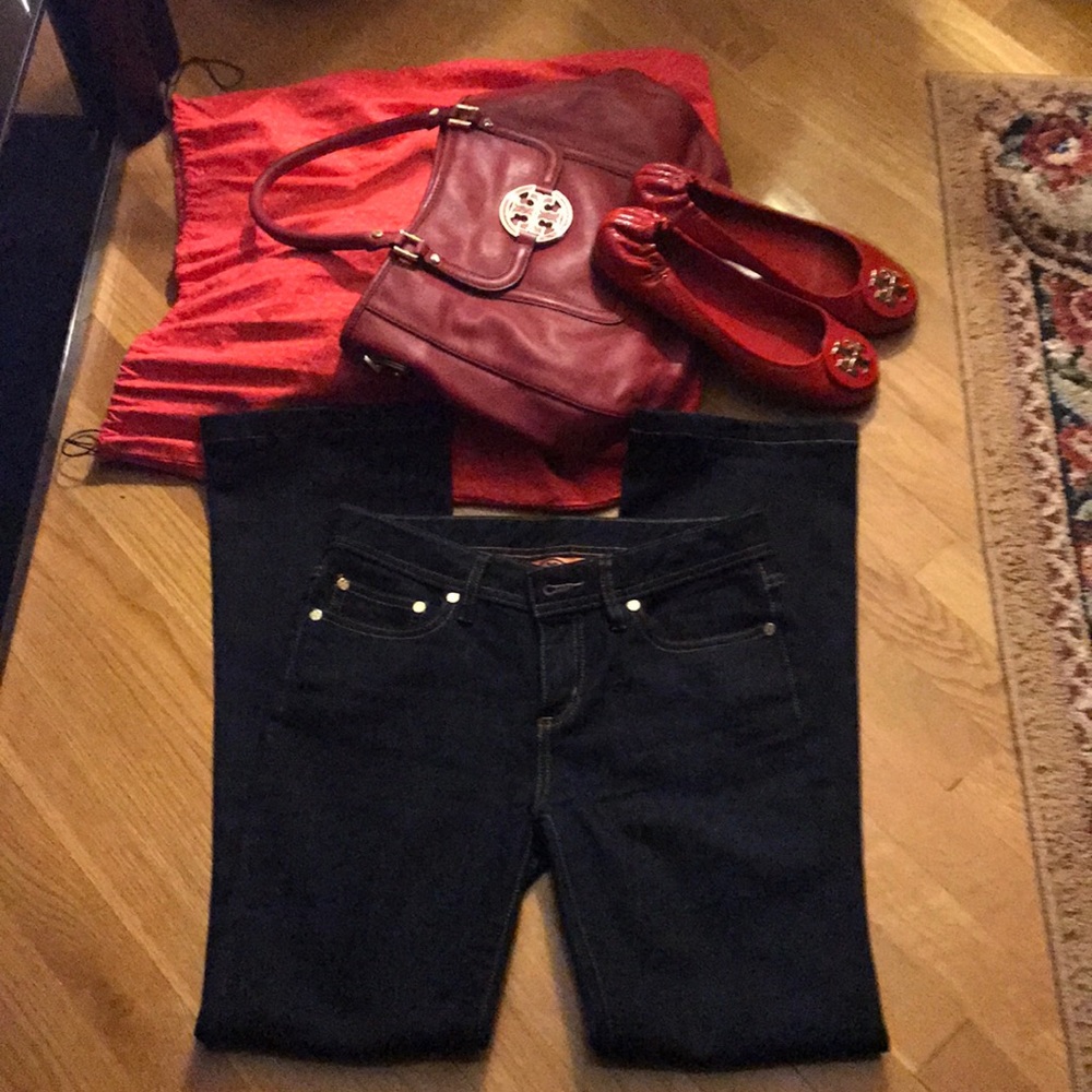 Tory Burch Classic Tory Boot 👖 Jeans